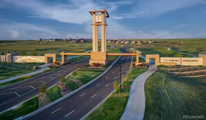 23936 River Front Drive Aurora, CO 80019 - Photo 38 of 46 a view of a city with a lake view