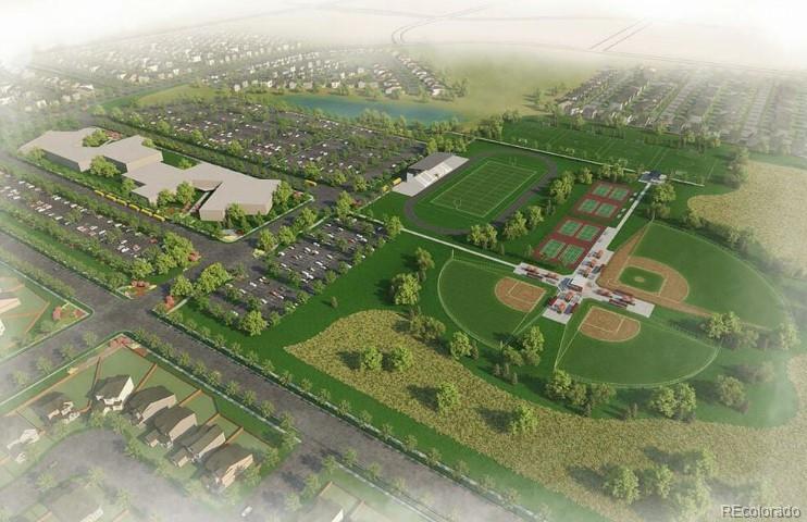 23936 River Front Drive Aurora, CO 80019 - Photo 41 of 46 an aerial view of a residential houses with outdoor space