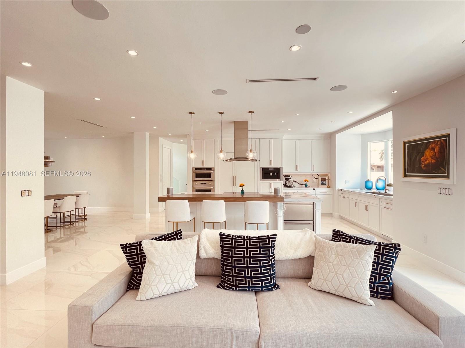 7233 Southwest 122 Place Miami, FL 33183 - Photo 15 of 58 a living room with furniture and a flat screen tv