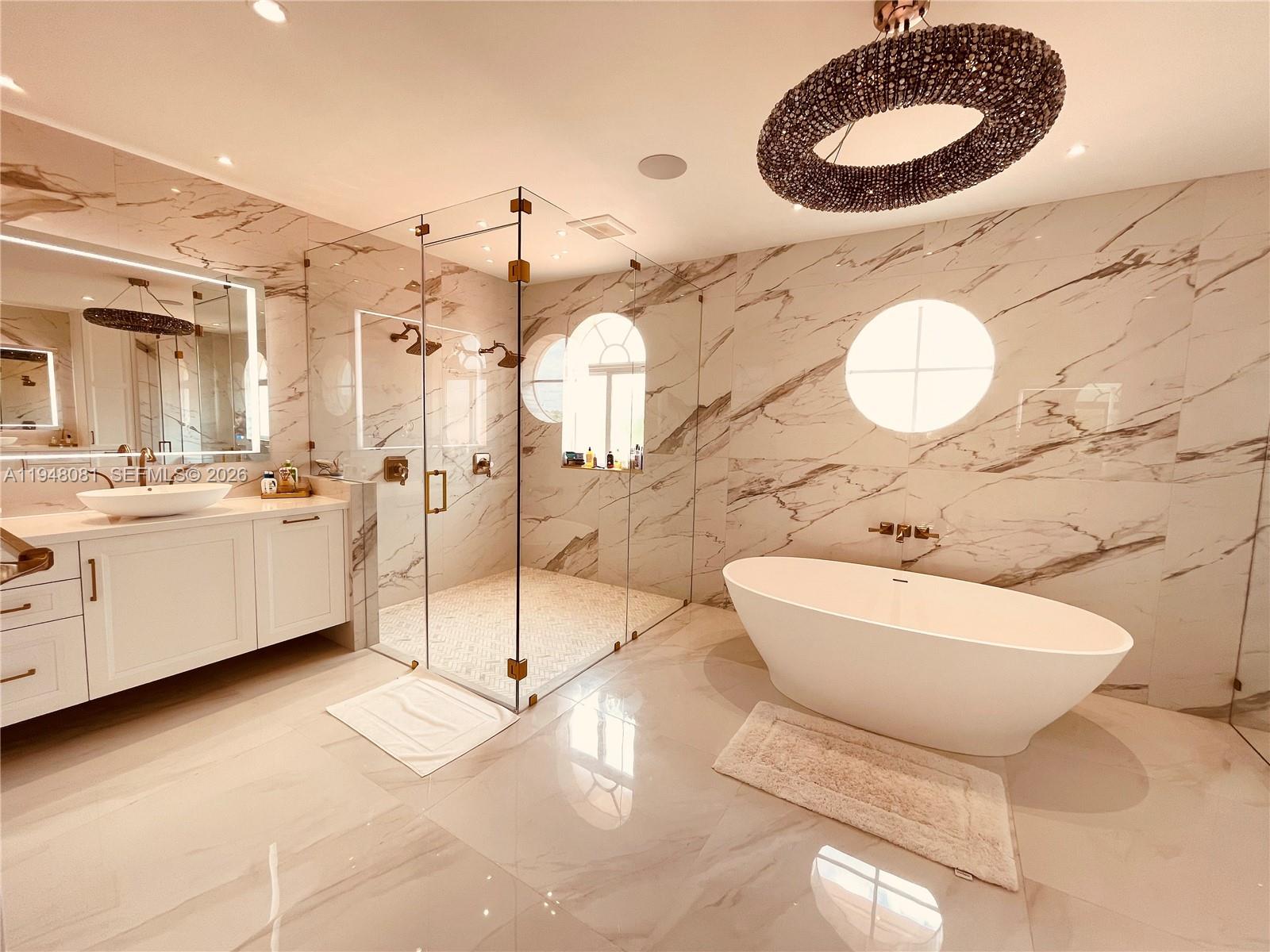 7233 Southwest 122 Place Miami, FL 33183 - Photo 45 of 58 a bathroom with a double vanity sink mirror and toilet