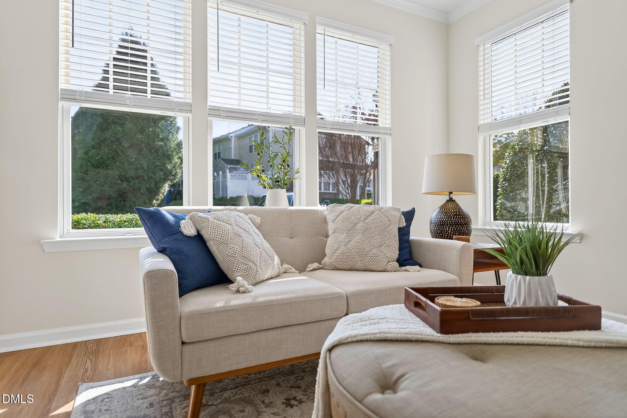 6041 History Trail Raleigh, NC 27612 - Photo 14 of 30 a living room with furniture and large windows