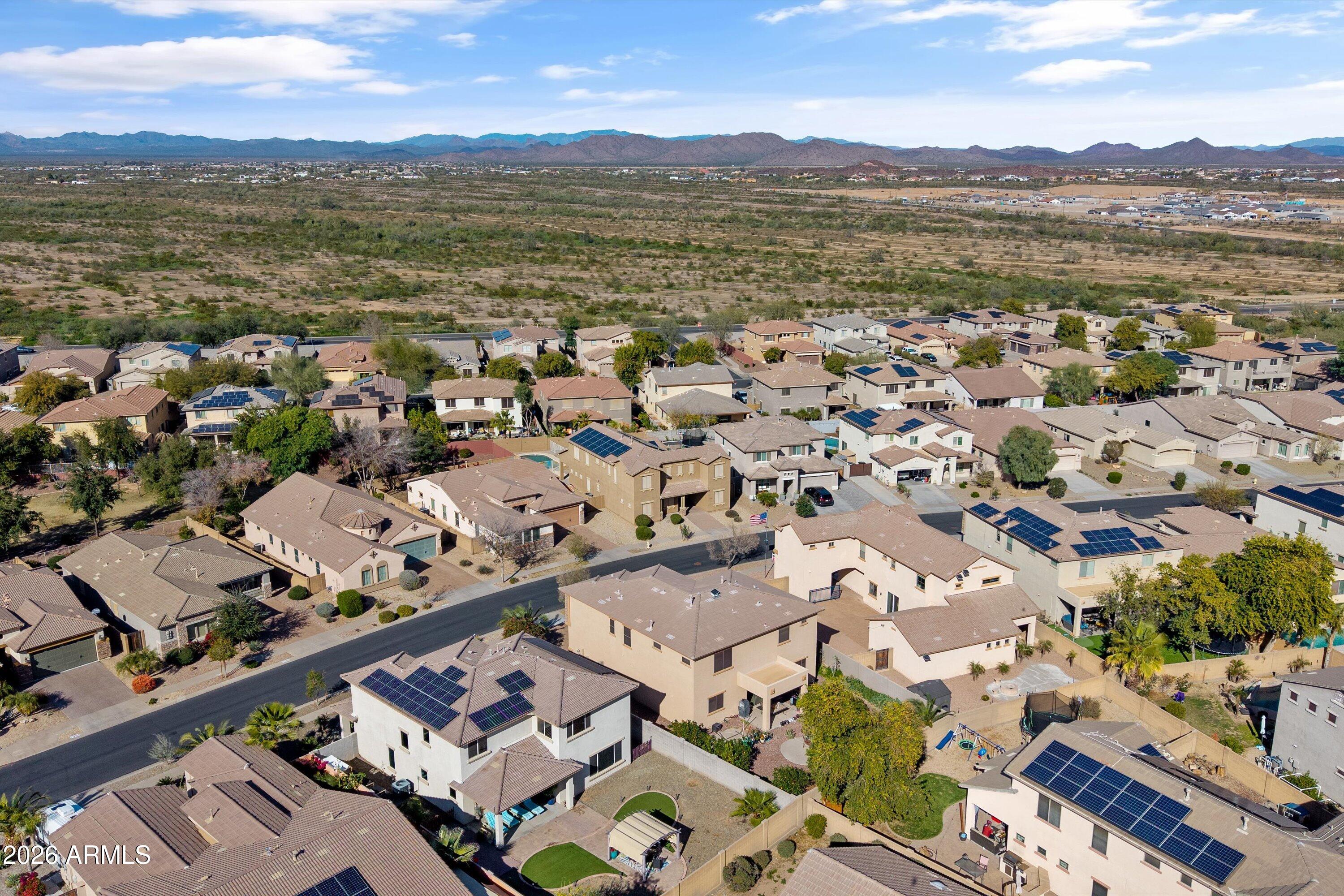 16510 West Tether Trail Surprise, AZ 85387 - Photo 43 of 47 an aerial view of residential building with outdoor space