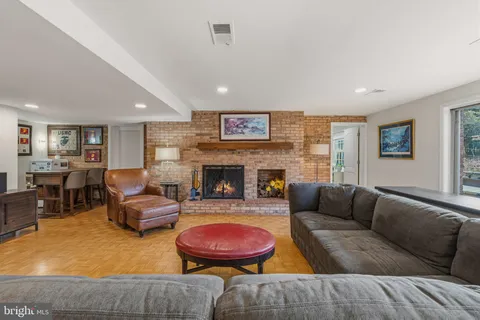 a bedroom with a bed and closet