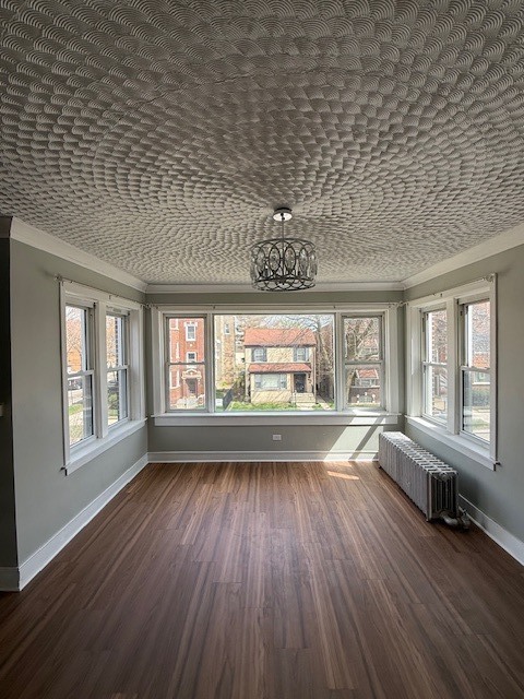 8204 South Elizabeth Street, Unit 2 Chicago, IL 60620 - Photo 2 of 11 wooden floor in an empty room with a window