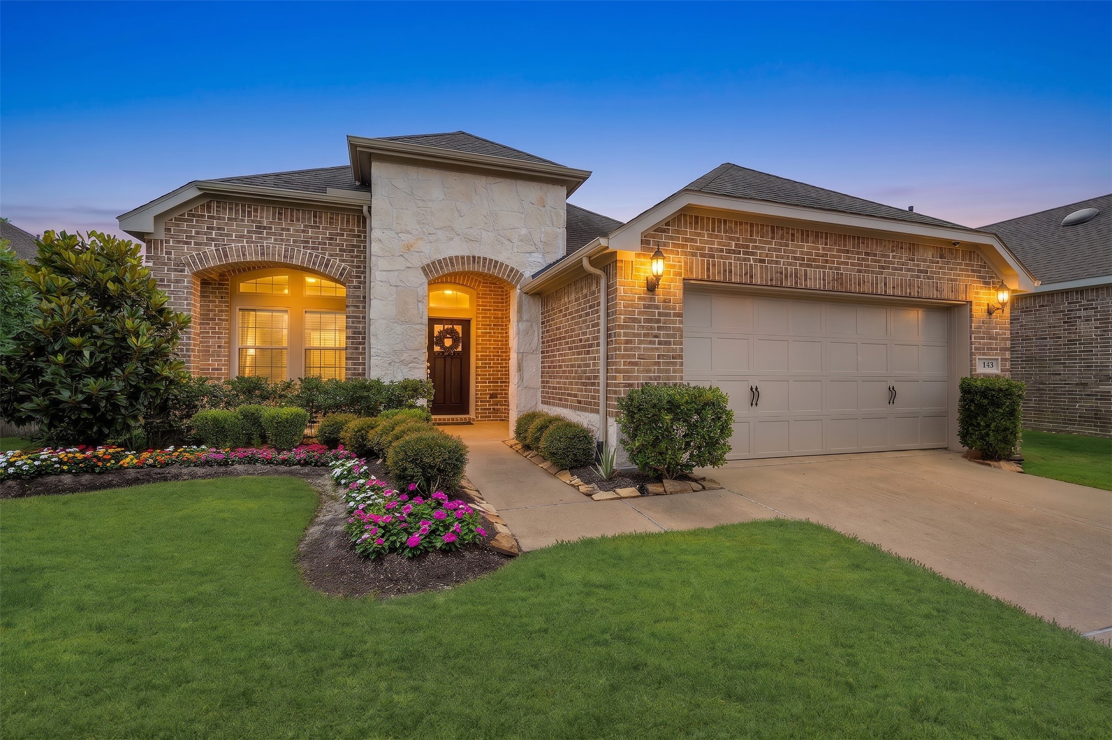 143 Castlegate Lane Houston, TX 77065 - Photo 1 of 33 Beautiful curb appeal with classic brick and stone facade.