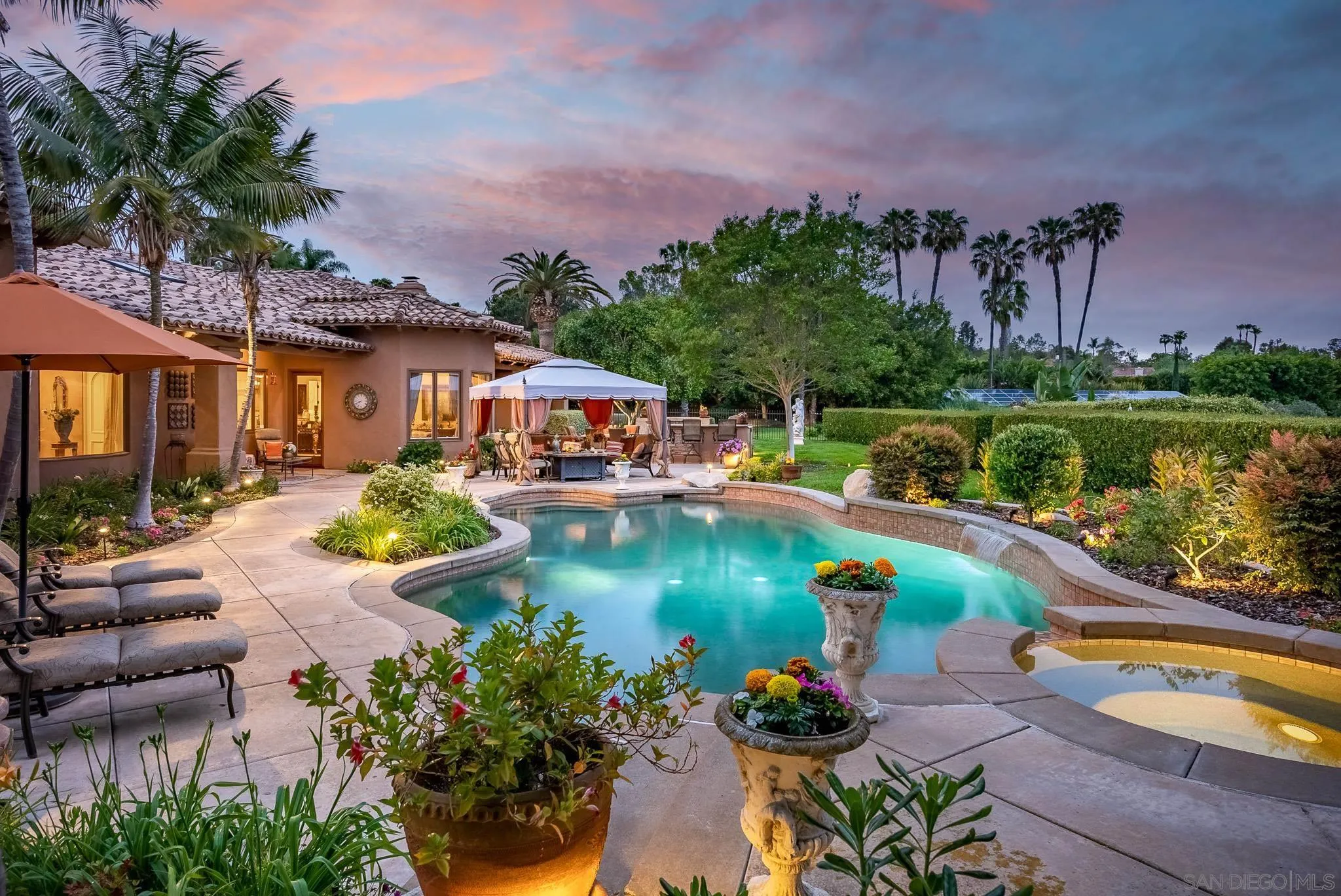14725 Rancho Santa Fe Farms Road Rancho Santa Fe, CA 92067 - Photo 43 of 50 an aerial view of residential houses with outdoor space and lake view
