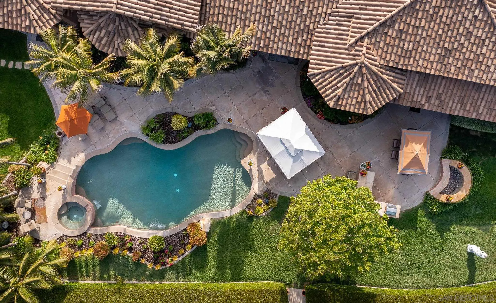 14725 Rancho Santa Fe Farms Road Rancho Santa Fe, CA 92067 - Photo 50 of 50 an aerial view of a house having yard