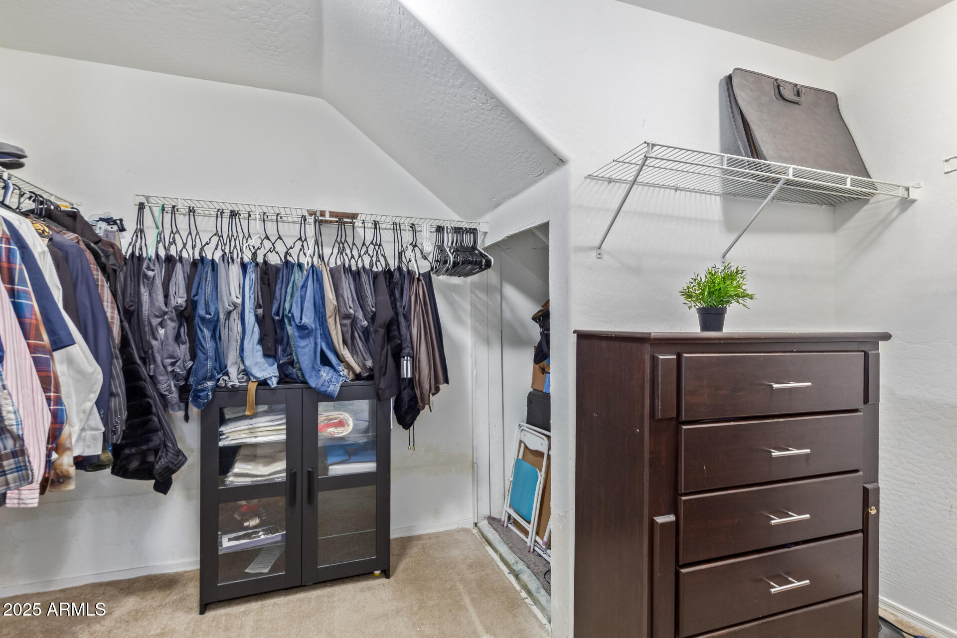 3209 West Apollo Road Phoenix, AZ 85041 - Photo 23 of 40 a view of walk in closet with clothes and shoes