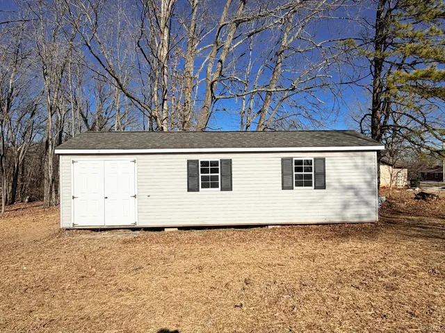 a view of front door of house