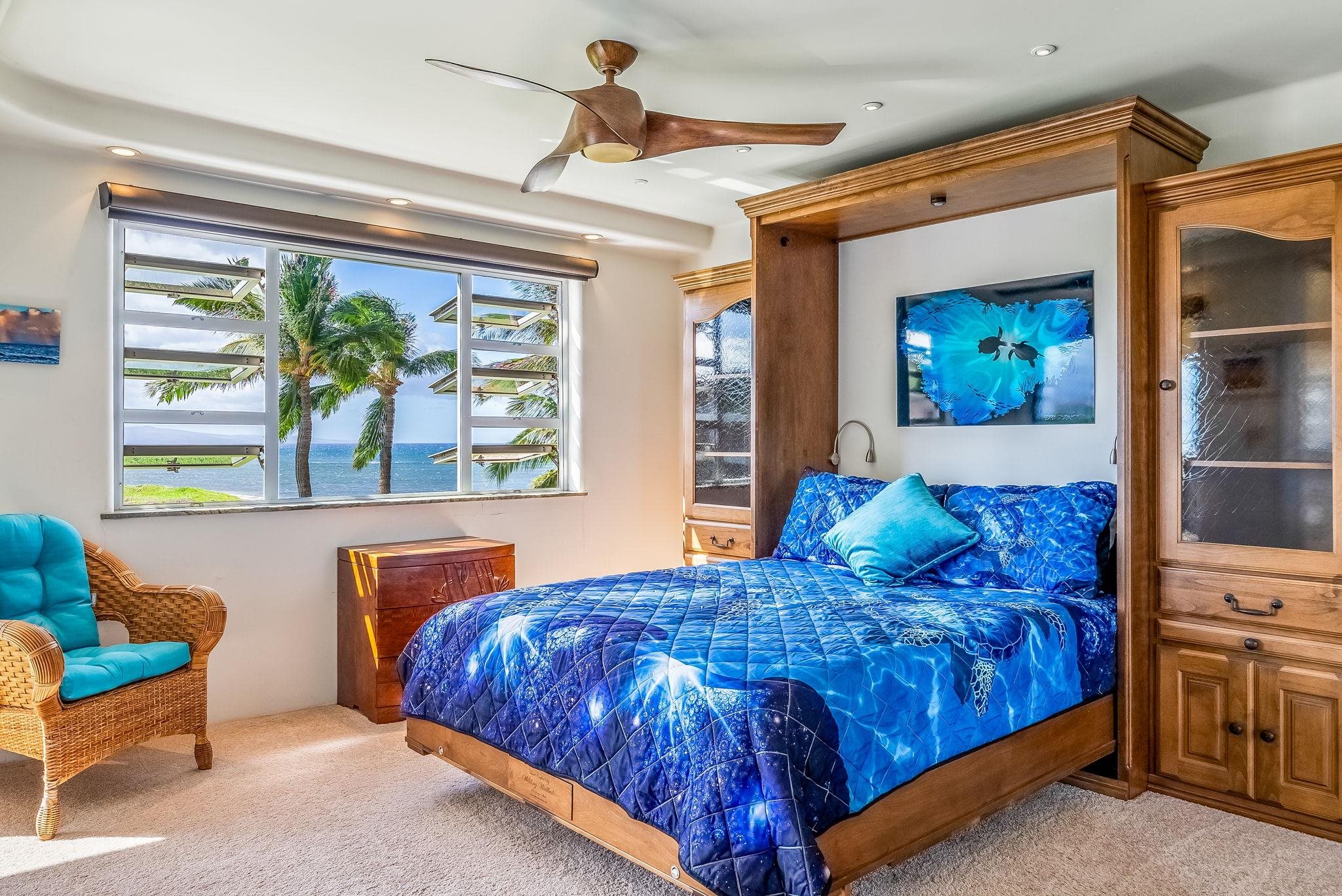 760 South Kihei Road, Unit 522 Kihei, HI 96753 - Photo 13 of 48 a bedroom with bed and window