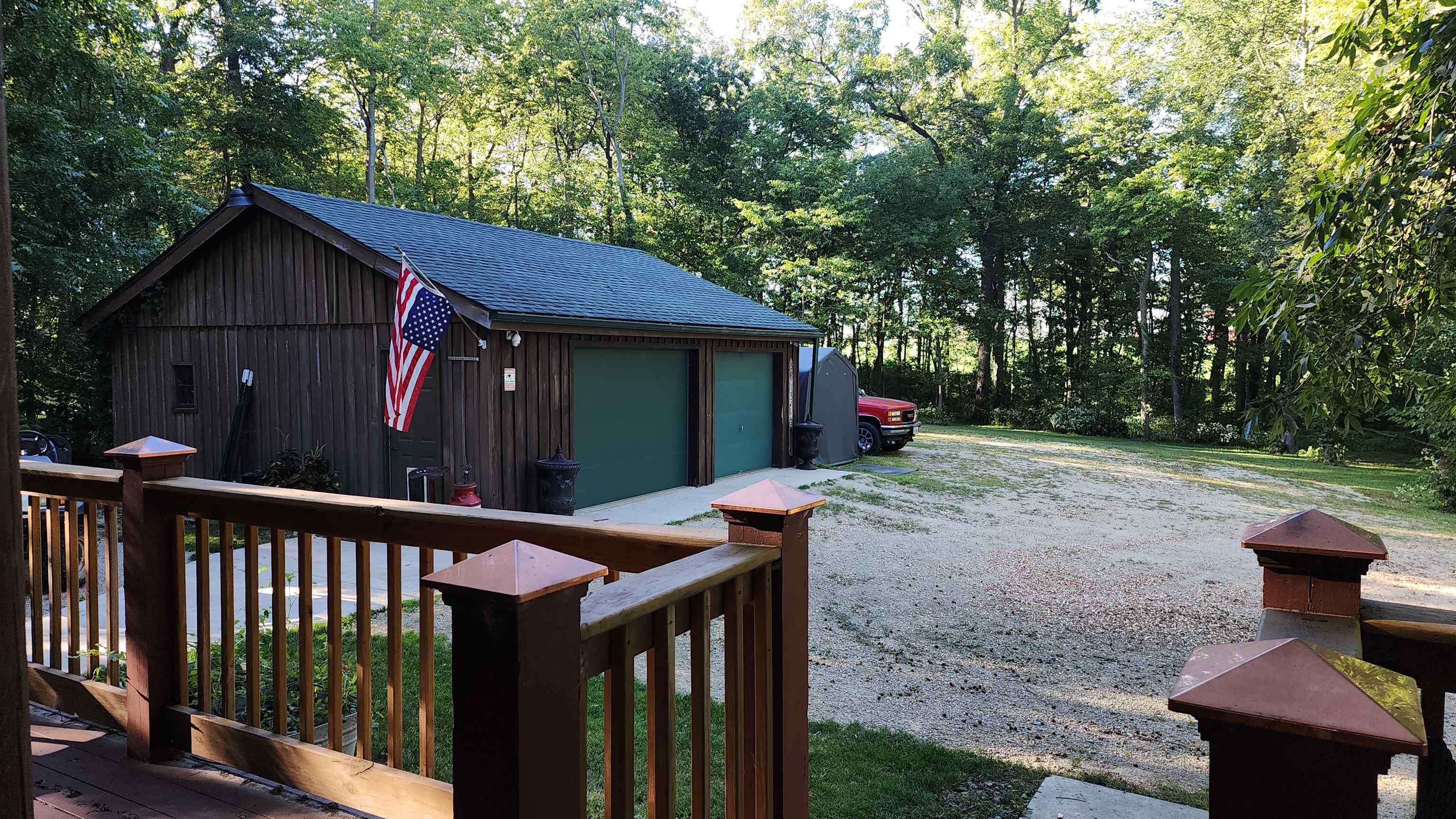 6262 North Eggert Road Rock City, IL 61070 - Photo 68 of 75 a backyard of a house with table and chairs