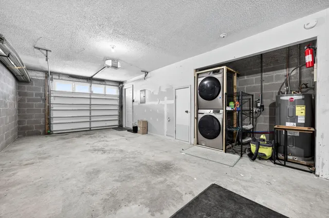 a view of a city with an ocean view