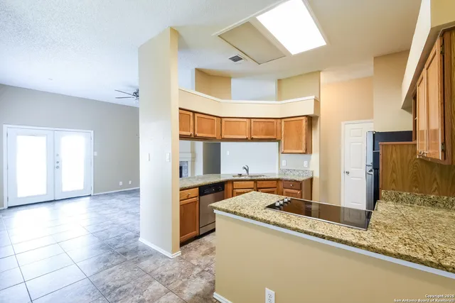 a view of an empty room