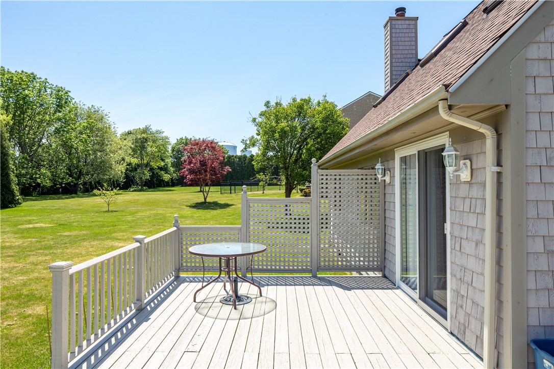 43 Lepes Road Portsmouth, RI 02871 - Photo 23 of 31 Nice lattice decking and freshly painted exterior.