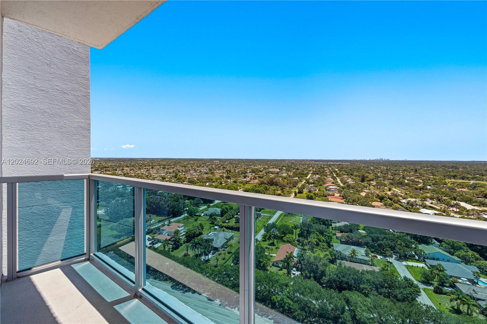 2641 North Flamingo Road, Unit 2605N Sunrise, FL 33323 - Photo 19 of 56 a view of a balcony with an outdoor space