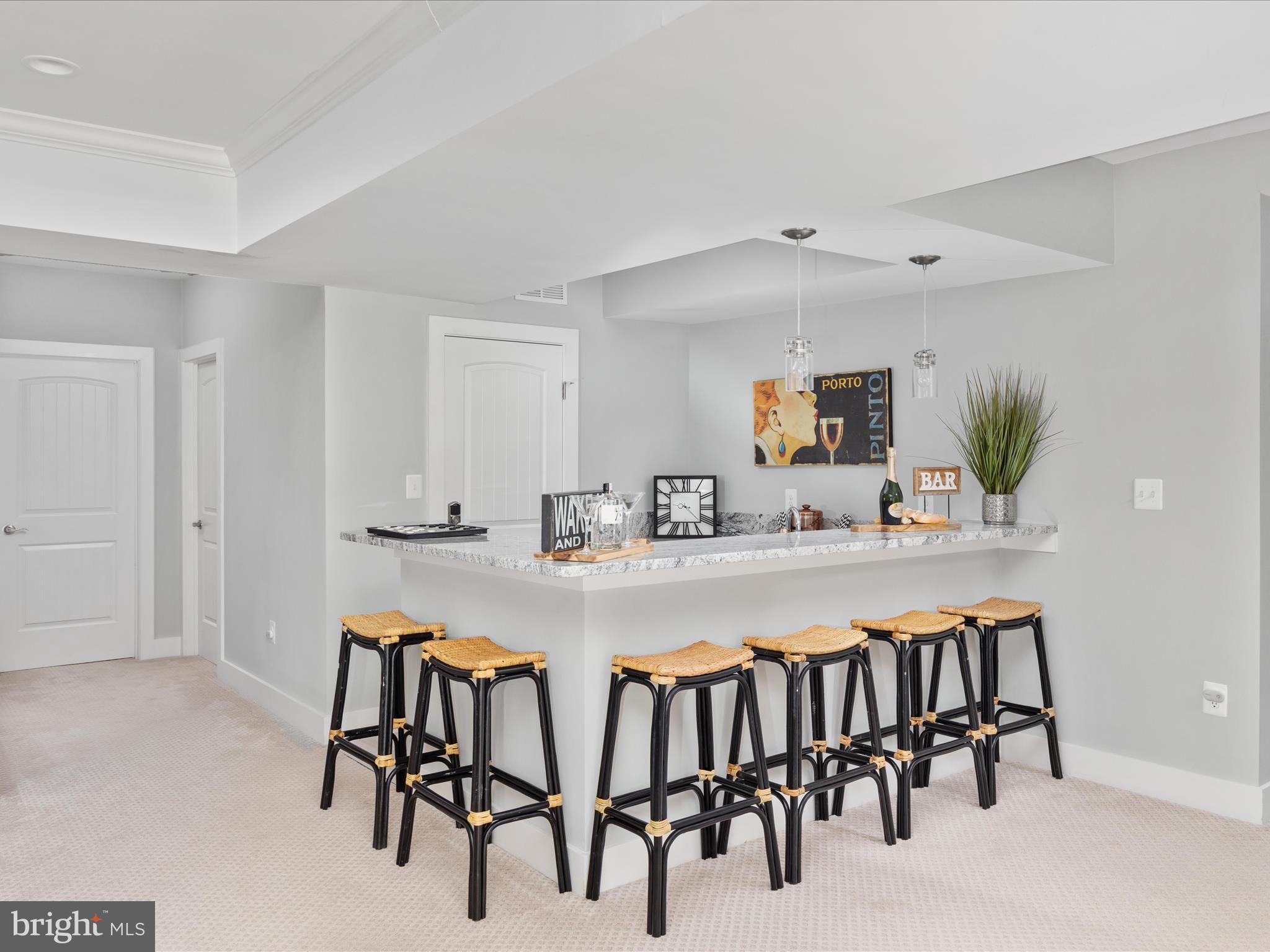 4007 Chesterbrook Road Arlington, VA 22207 - Photo 47 of 70 Lower Level Bar