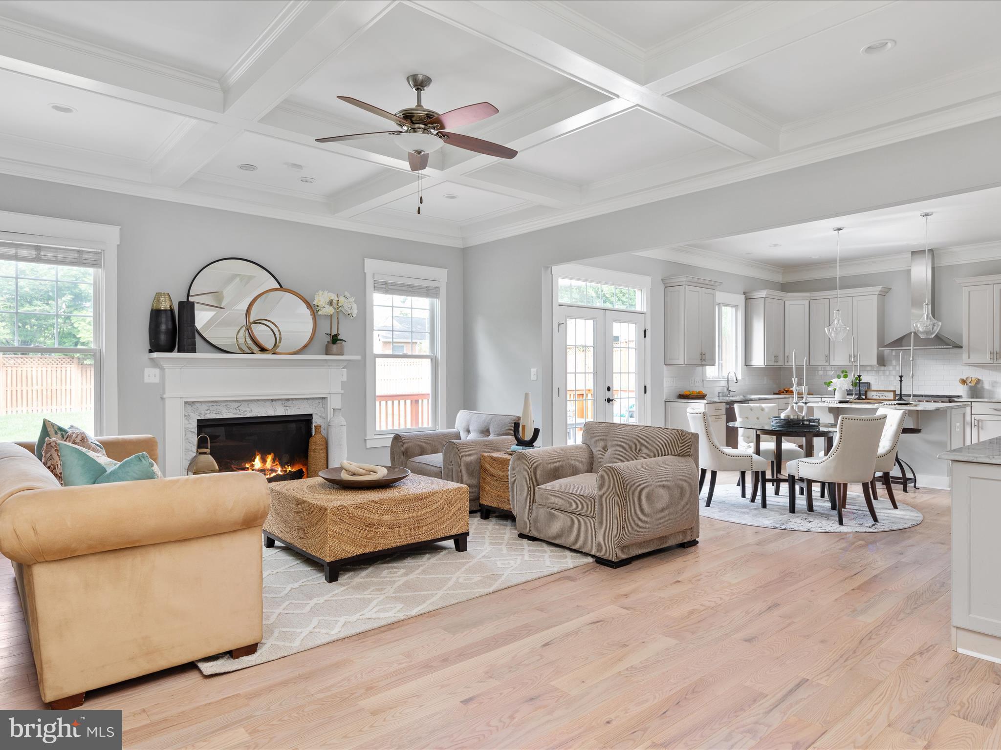 4007 Chesterbrook Road Arlington, VA 22207 - Photo 8 of 70 Family Room into Kitchen