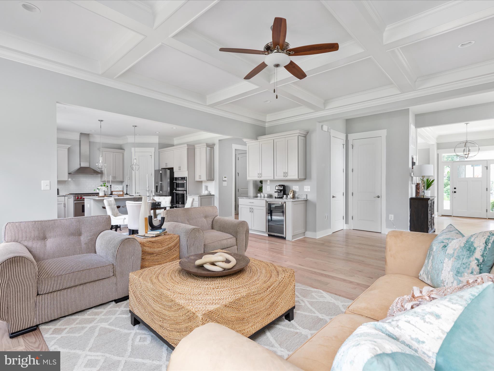 4007 Chesterbrook Road Arlington, VA 22207 - Photo 9 of 70 Family Room into Kitchen and out to Front Door
