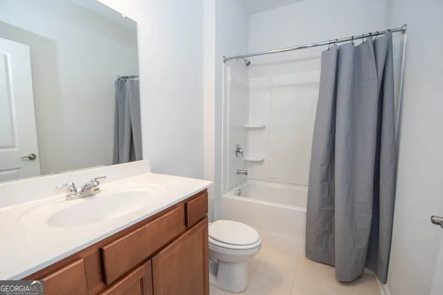 a view of a house with a patio