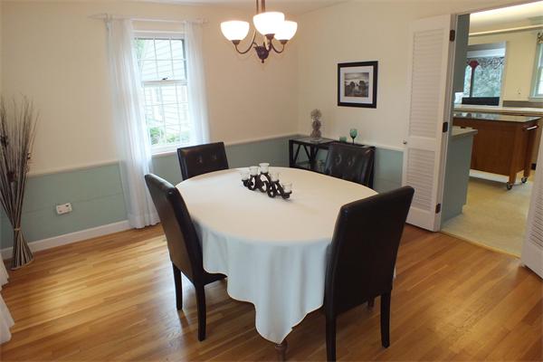 1 Blacksmith Road Chelmsford, MA 01824 - Photo 11 of 29 a view of a dining room with furniture and wooden floor