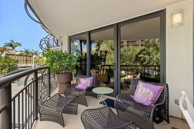 a outdoor living room with furniture
