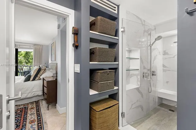 a view of walk in closet