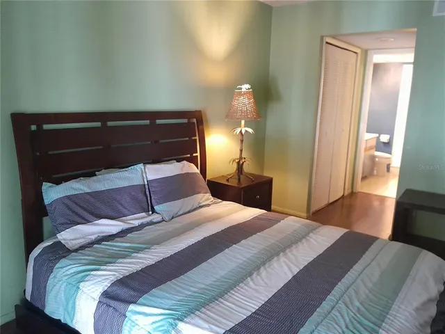 a view of garden with trees