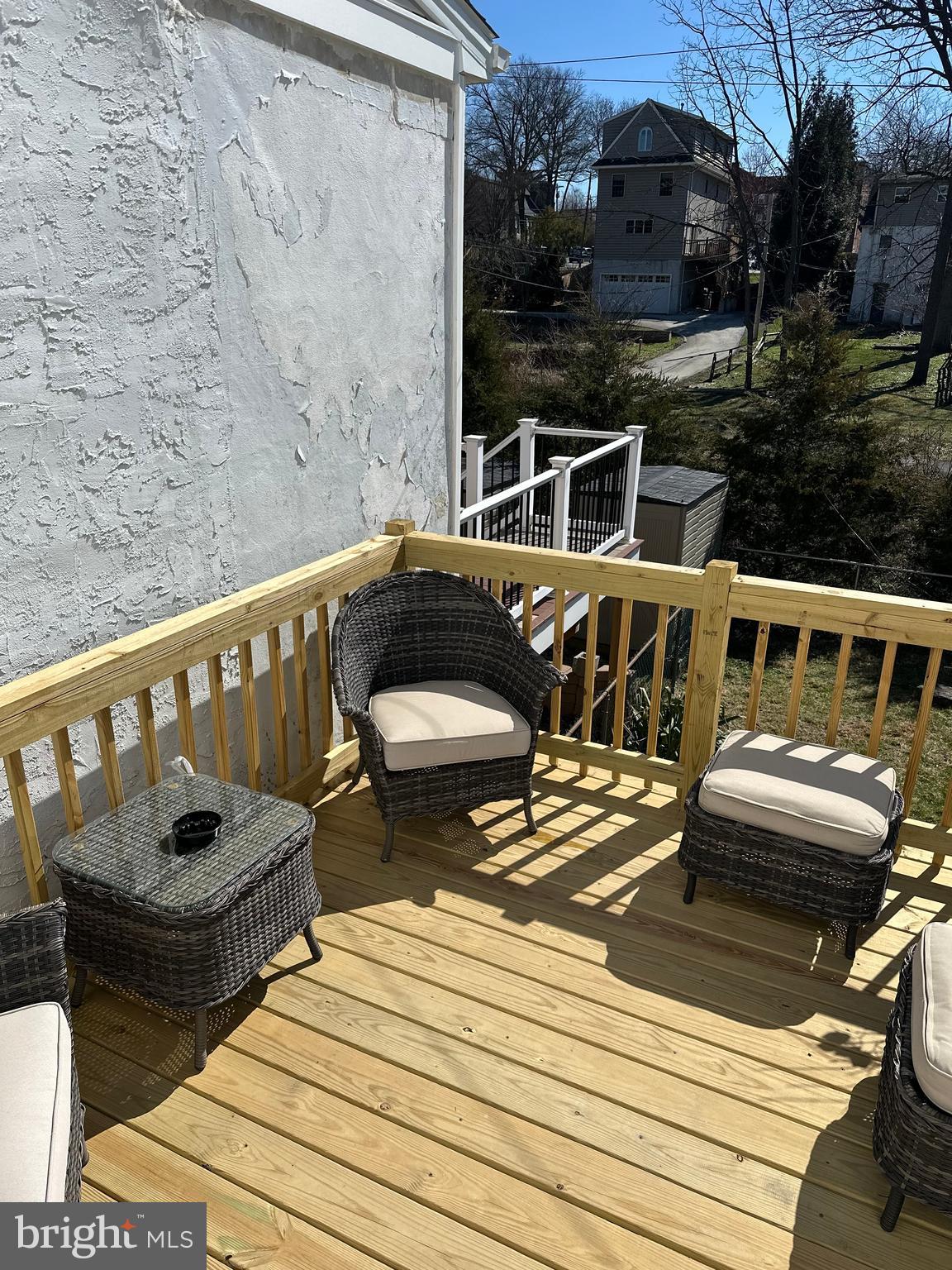 114 West 5th Street, Unit 1 Media, PA 19063 - Photo 8 of 11 a balcony with wooden floor