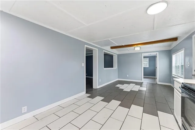 a view of an empty room