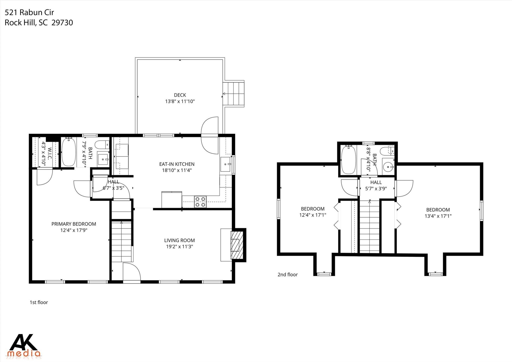 521 Rabun Circle Rock Hill, SC 29730 - Photo 28 of 28 a picture of floor plan