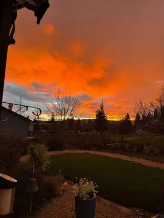 a view of lake with mountain
