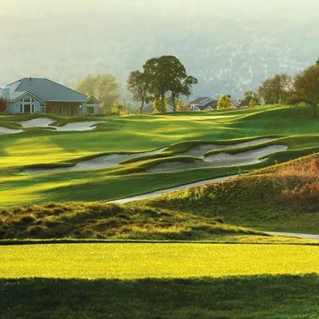 a view of a swimming pool with an ocean view