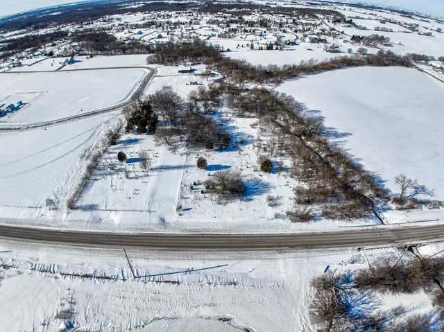 a view of water and city