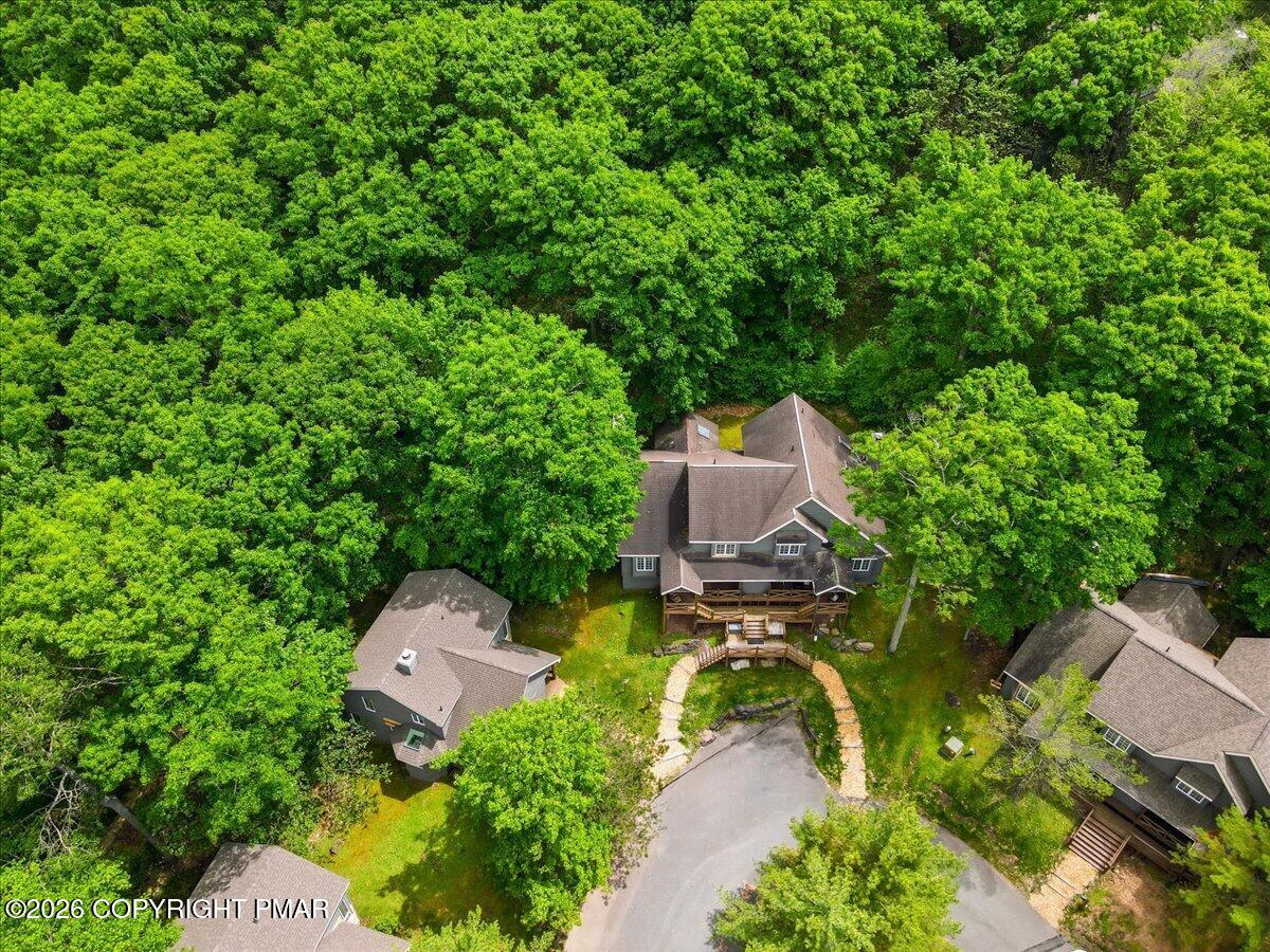 128 Short Hill Rd Lake Lake Harmony, PA 18624 - Photo 40 of 44 Aerial Home View