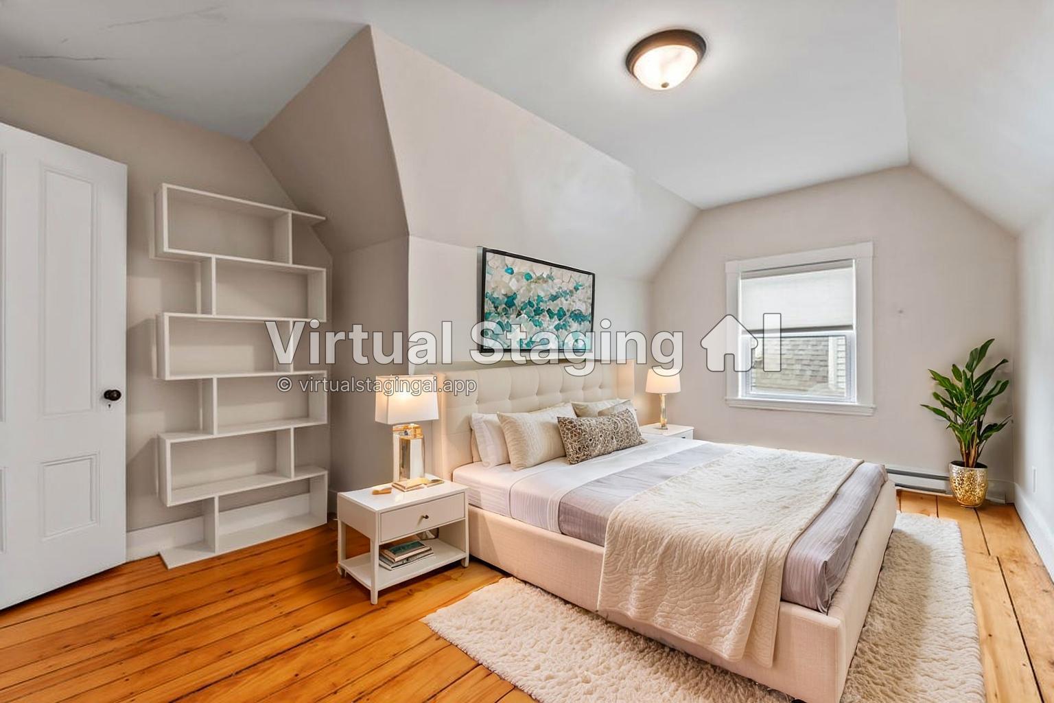 773 Congress Street, Unit 3 Portland, ME 04102 - Photo 6 of 13 virtually staged second bedroom