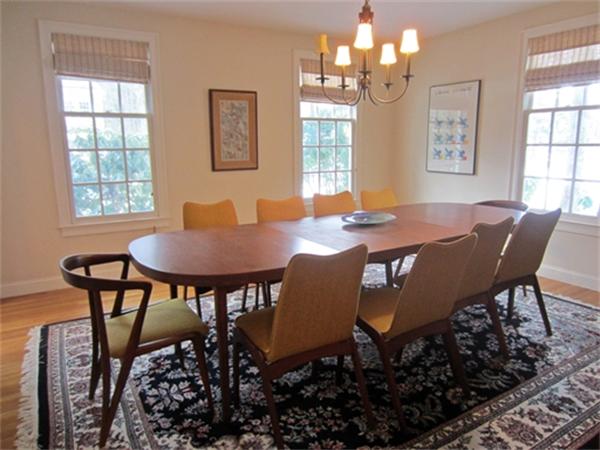 52 Manor Avenue Wellesley, MA 02482 - Photo 3 of 6 a view of a dining room with furniture and window