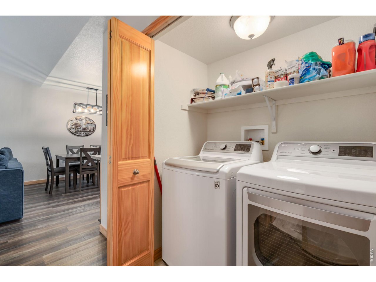 1761 Wildfire Road Estes Park, CO 80517 - Photo 27 of 45 a utility room with dryer and washer