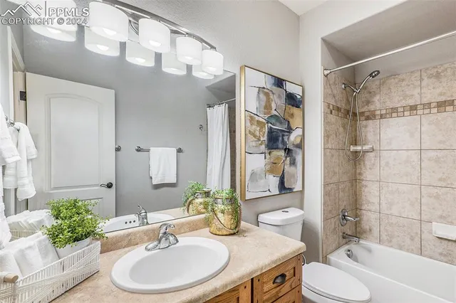 a view of a lake with a house