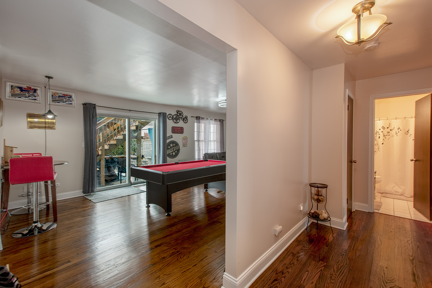443 Danielle Road Matteson, IL 60443 - Photo 13 of 31 a living room with furniture a window and a wooden floor