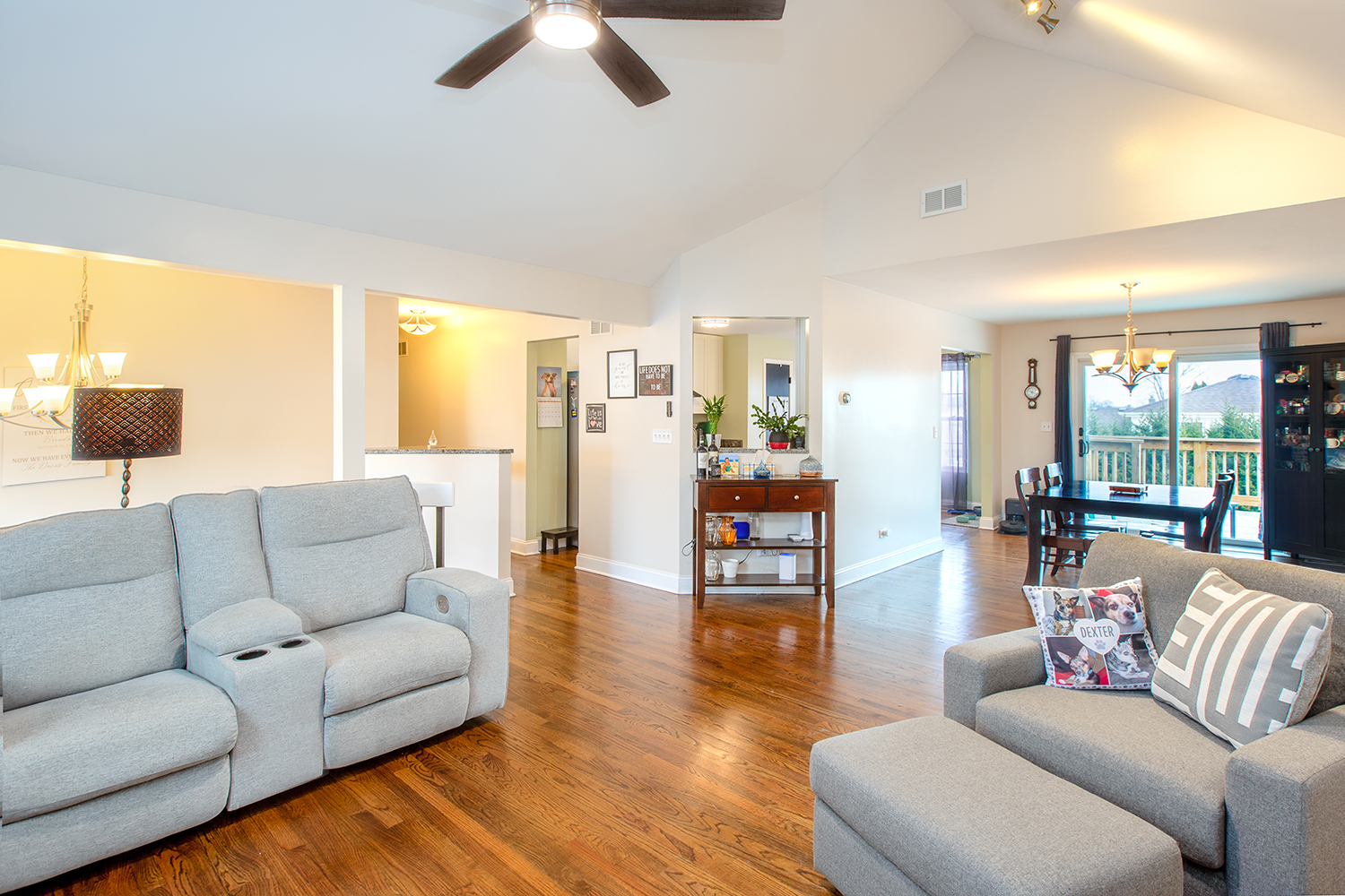443 Danielle Road Matteson, IL 60443 - Photo 5 of 31 a living room with furniture and a large window