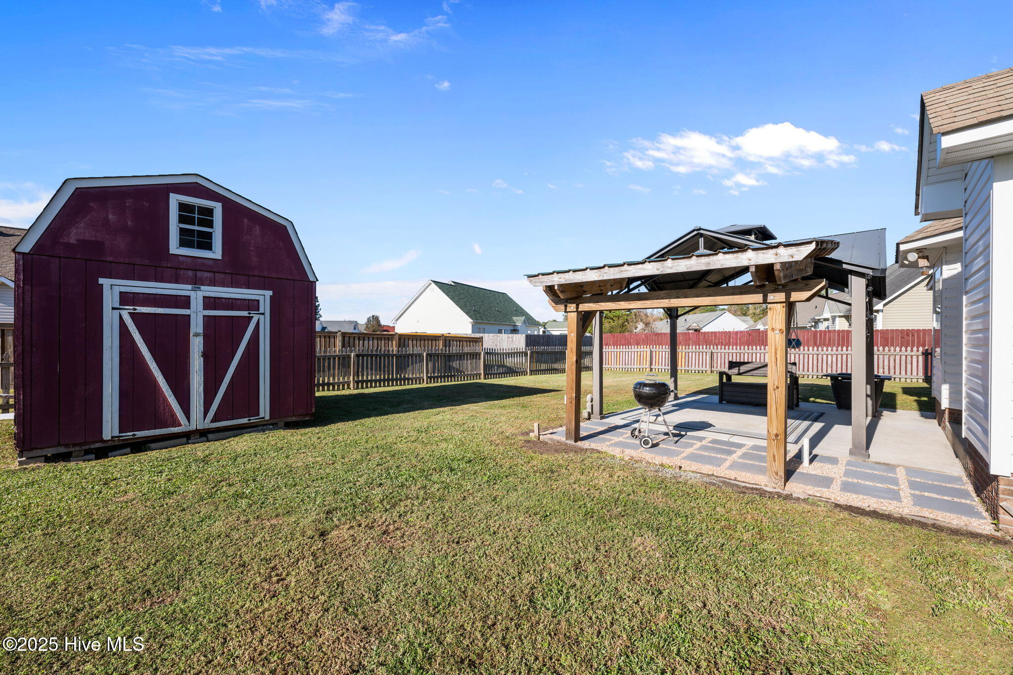 155 MacDonald Boulevard Havelock, NC 28532 - Photo 34 of 36 covered grill area/ storage shed