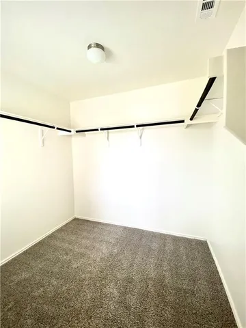 a view of small space with empty racks