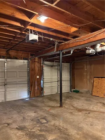 a living room with a fireplace