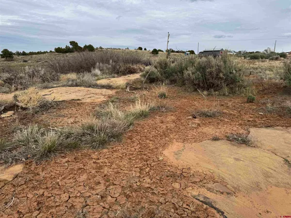 a view of a large building with mountains in the background