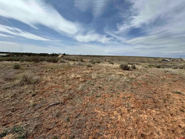a view of a big yard with an empty space