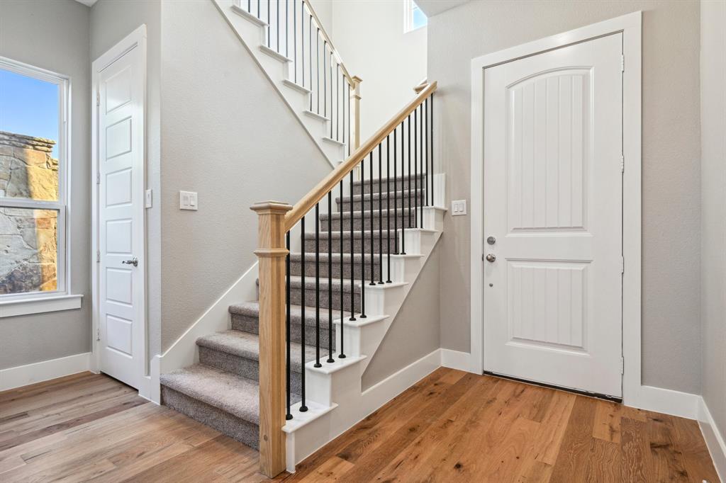 1711 Paytyn Drive Allen, TX 75013 - Photo 5 of 37 Foyer entrance featuring light wood-type flooring