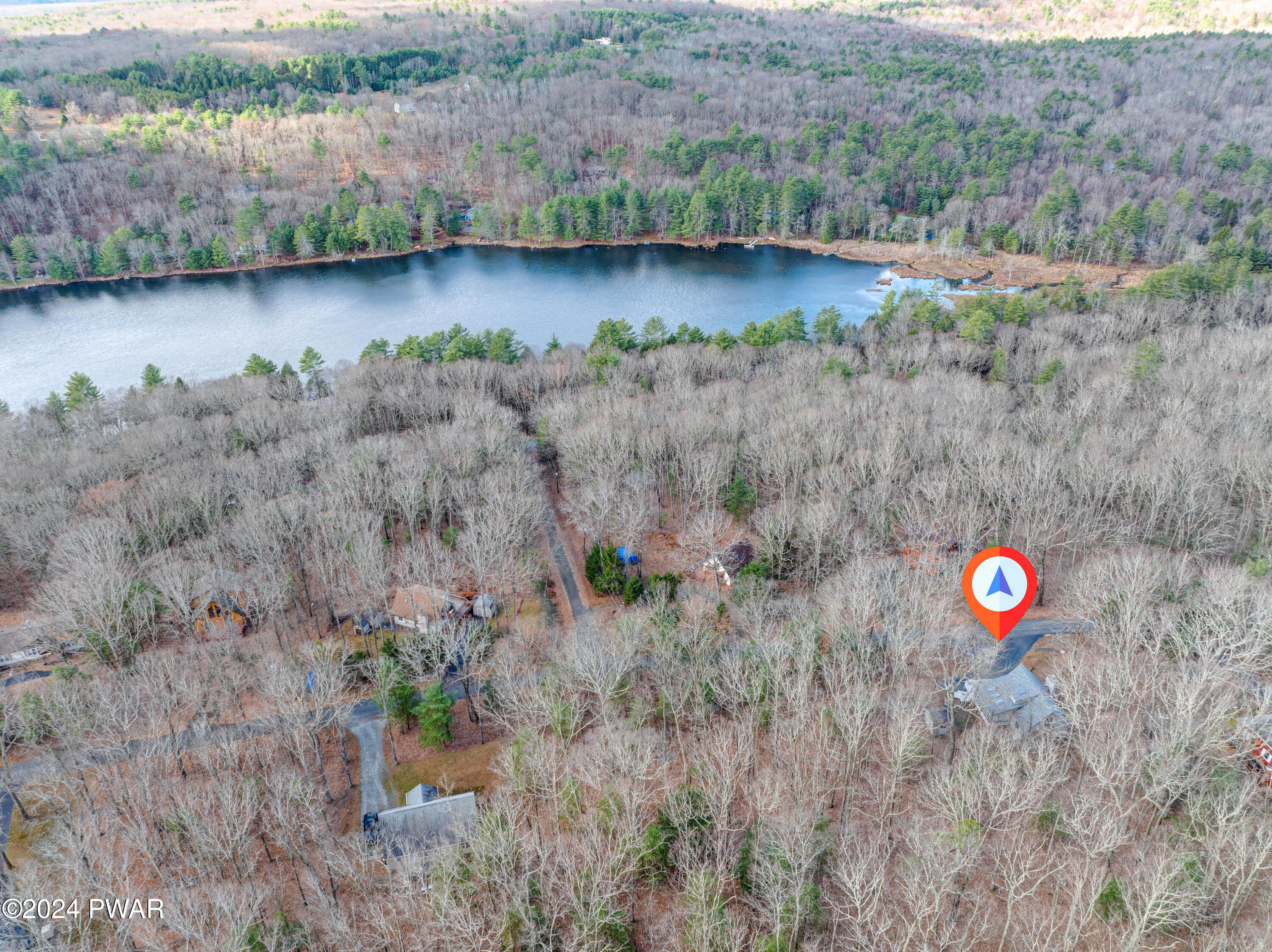 100 Cedar Ridge Road Hawley, PA 18428 - Photo 50 of 61 Birds Eye Location