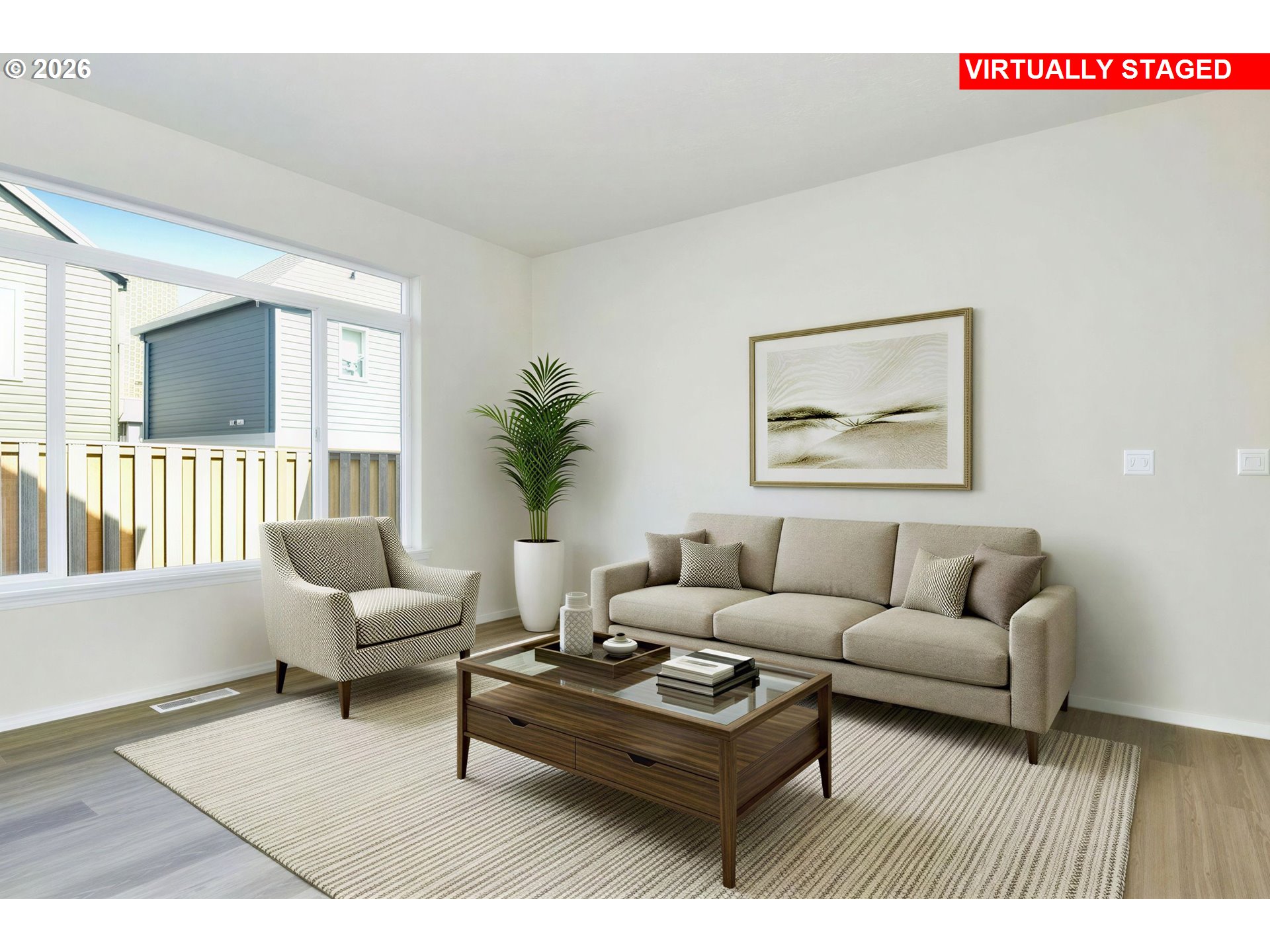 20477 Southwest Marimar Street Beaverton, OR 97078 - Photo 6 of 28 a living room with furniture and a flat screen tv