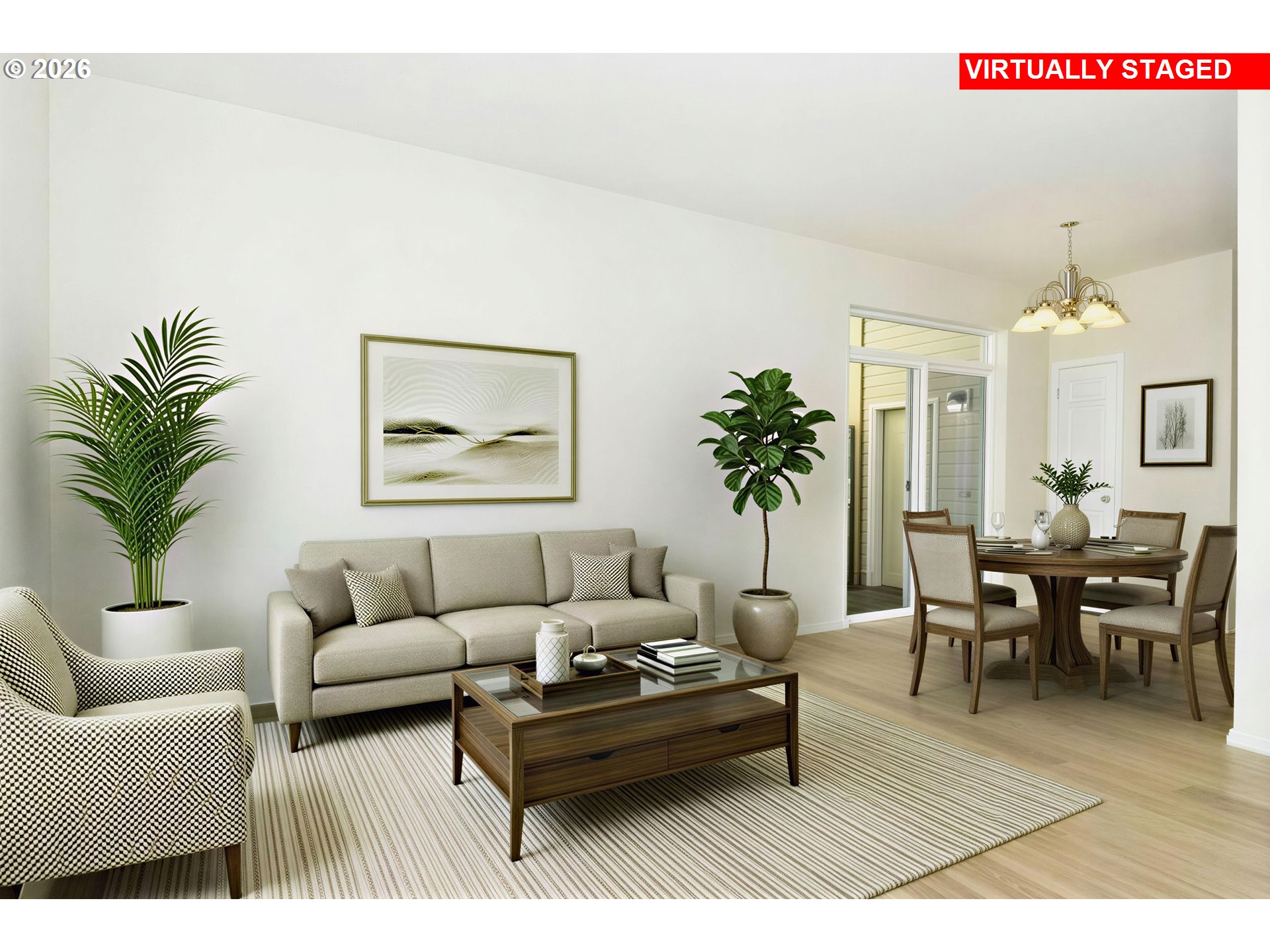 20477 Southwest Marimar Street Beaverton, OR 97078 - Photo 8 of 28 a living room with furniture potted plant and a table