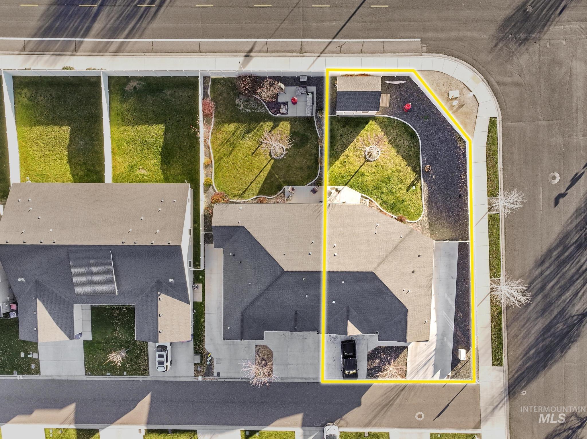 1087 Easy Avenue Twin Falls, ID 83301 - Photo 23 of 25 Aerial view of property's location featuring property parcel outlined